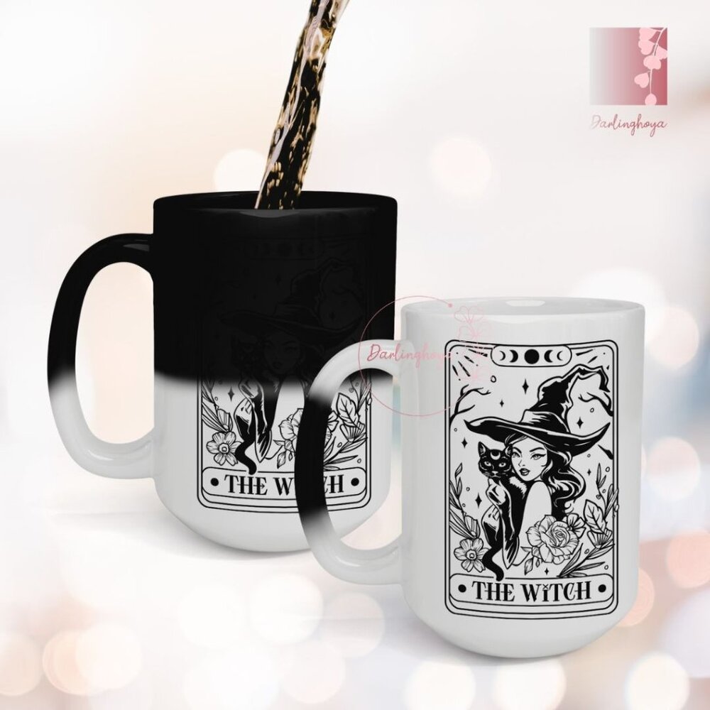 The Witch Tarot Card Color Changing 15 oz Mug